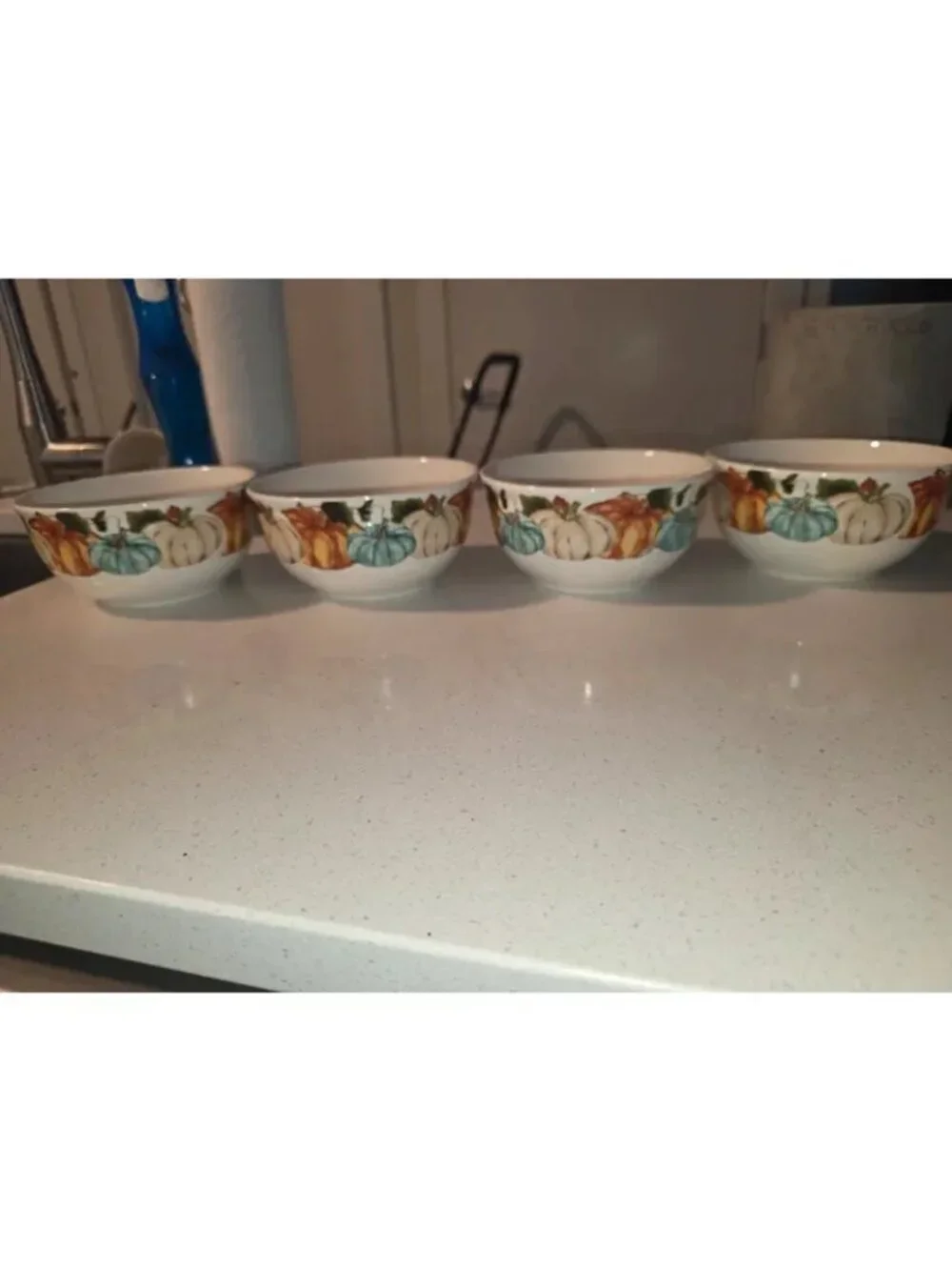 decorative pumpkin and autumn leaf motifs.